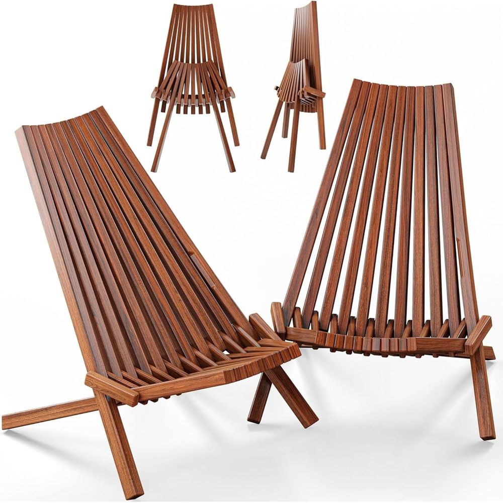 2-Pack Wooden olding Tamarack  - Outdoor Furniture Diy recension och pris