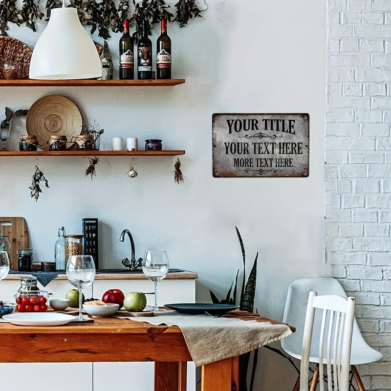 Personalized Signs, Tailored I - Outdoor Furniture Metal recension och pris
