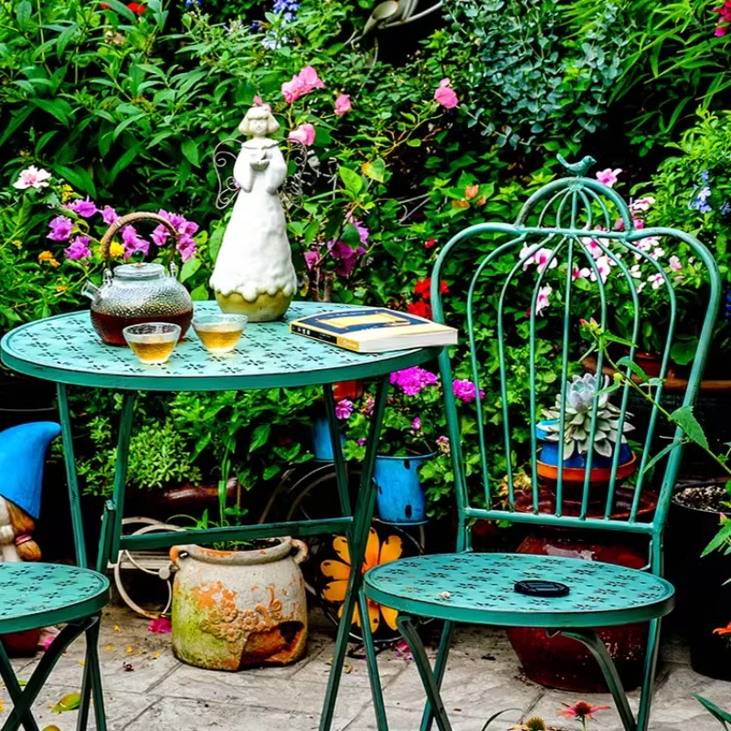 Outdoor Courtyard Garden Chair - Outdoor Furniture Metal Chairs recension och pris