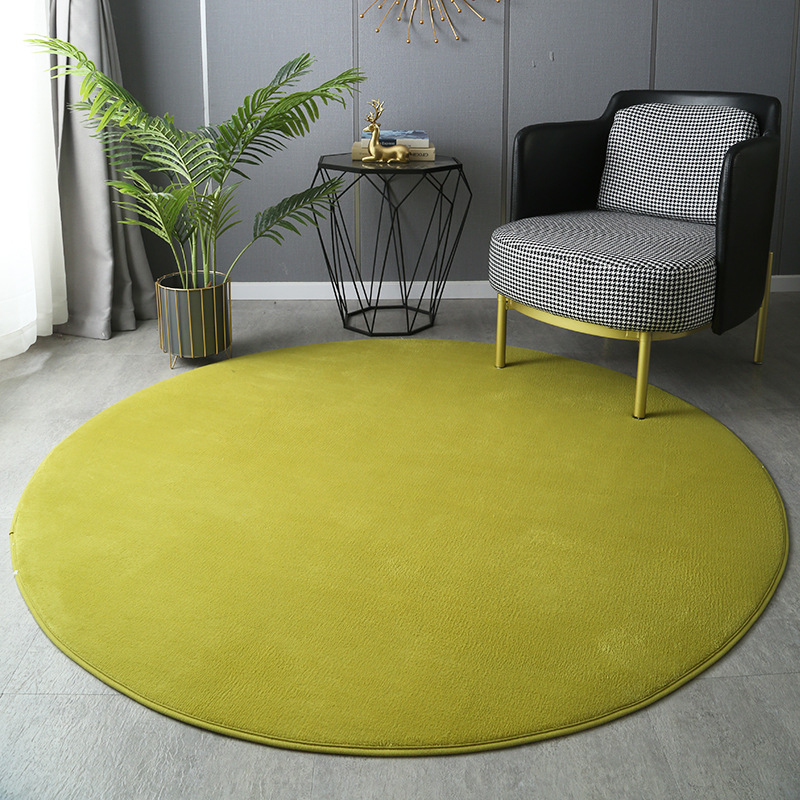 Round Thickened Coral Velvet C - Outdoor Daybed Furniture recension och pris
