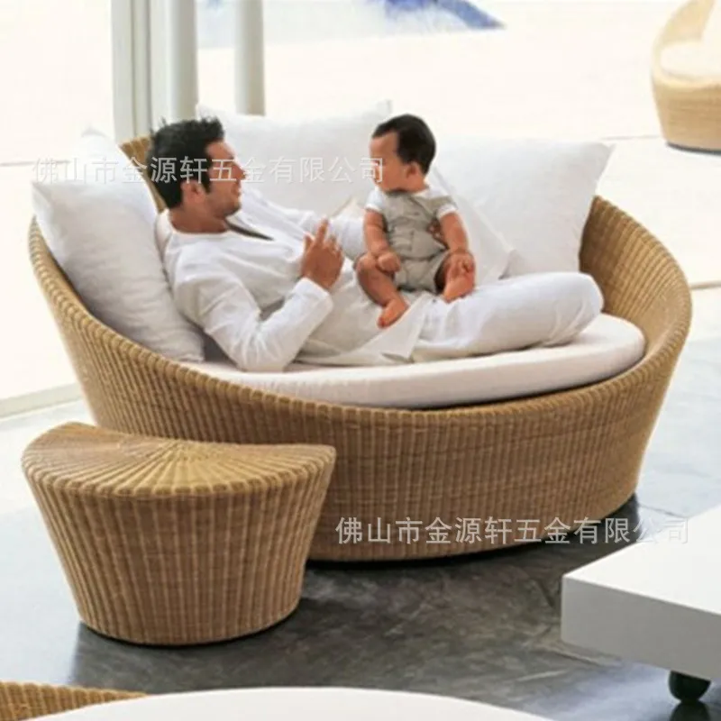Round Rattan Outdoor Daybed Pa - Outdoor Daybed Furniture recension och pris